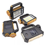 LINTERNA CON CARGA USB PANEL SOLAR