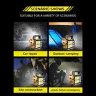 LINTERNA CON CARGA USB PANEL SOLAR