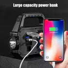LINTERNA CON CARGA USB PANEL SOLAR