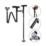 BASTON PARA CAMINAR PLEGABLE CON LUZ LED