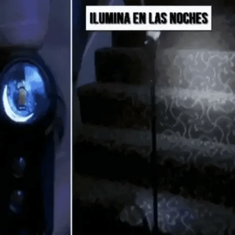 BASTON PARA CAMINAR PLEGABLE CON LUZ LED