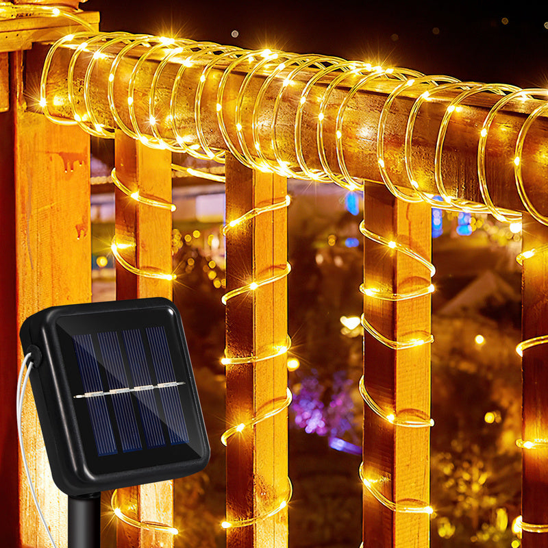 LUCES LED DECORATIVA CON PANEL SOLAR 20 METROS