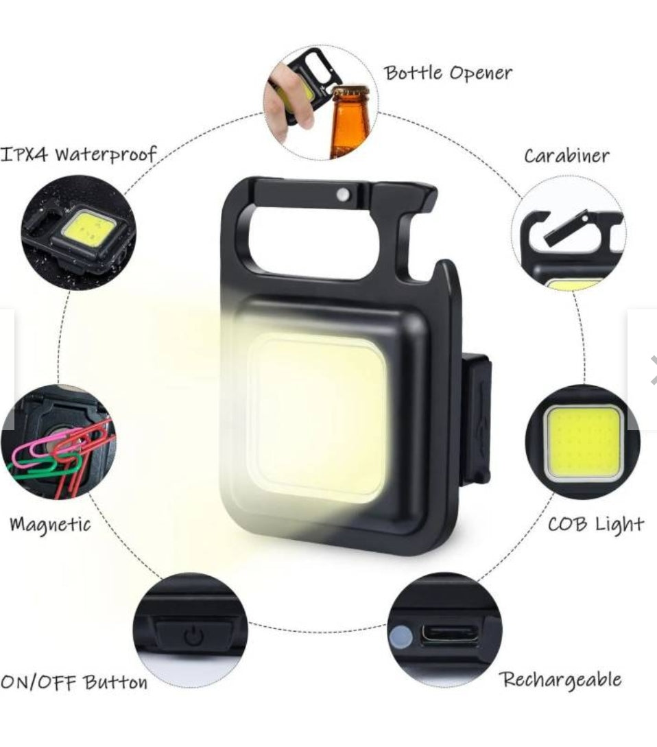 MINI LINTERNA LLAVERO LED MUNTIFUCIONAL