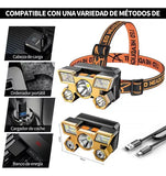 LINTERNA MINERO 5 LED RECARGABLE